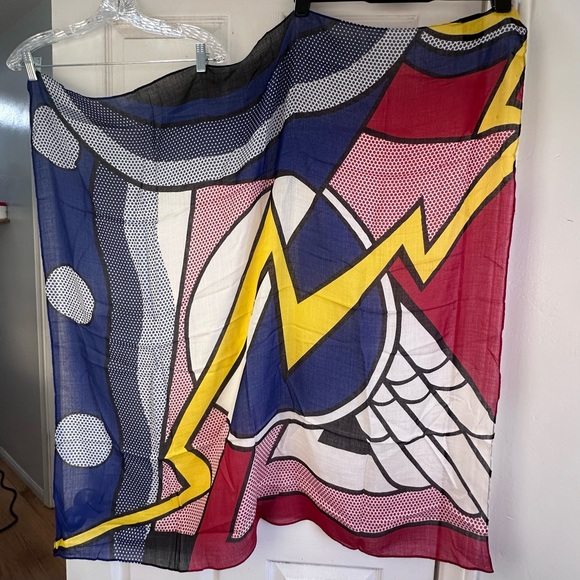 Roy Lichtenstein Accessories - New Roy Lichtenstein Graphic Scarf